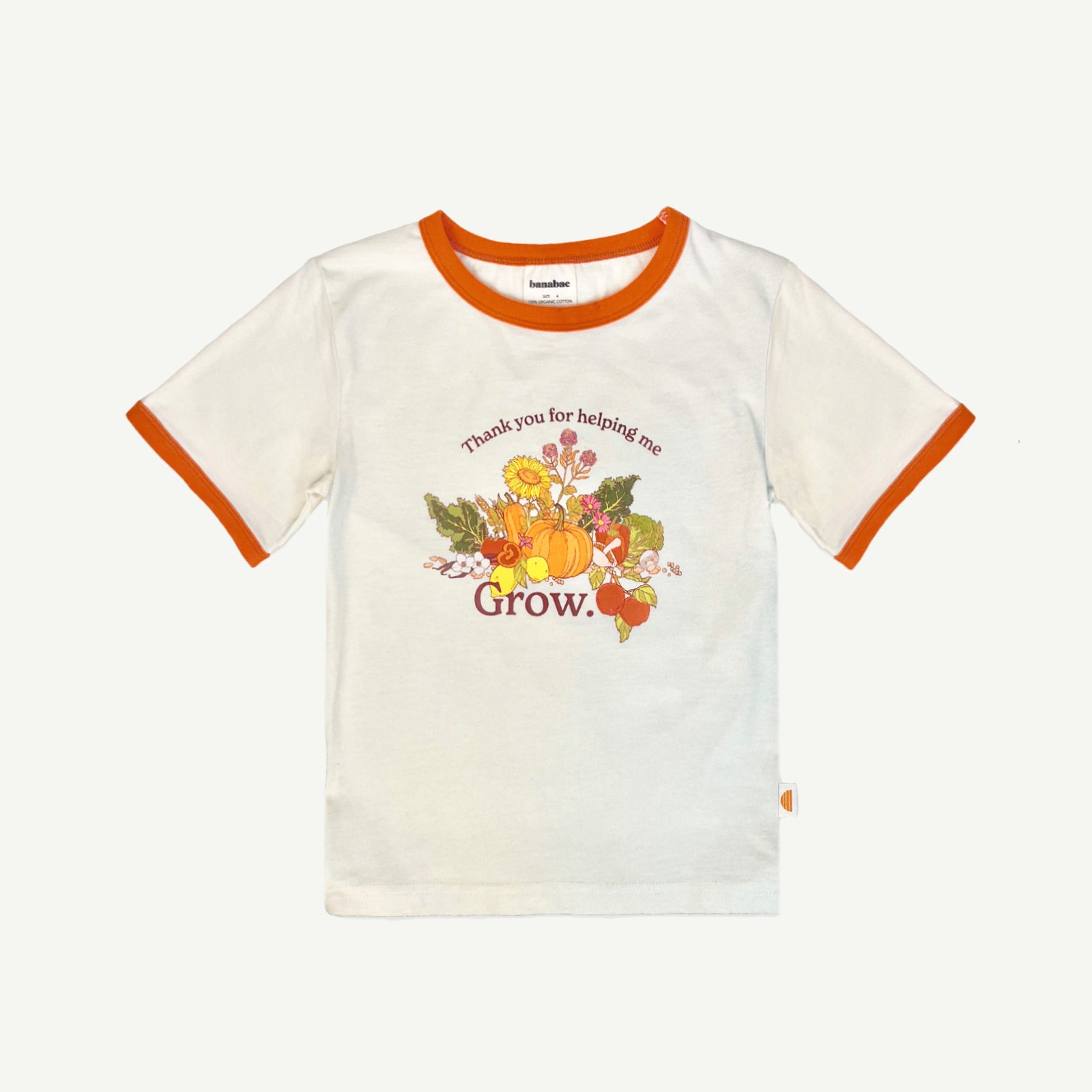 Thank you For Helping Me Grow Ringer Tee - Kids