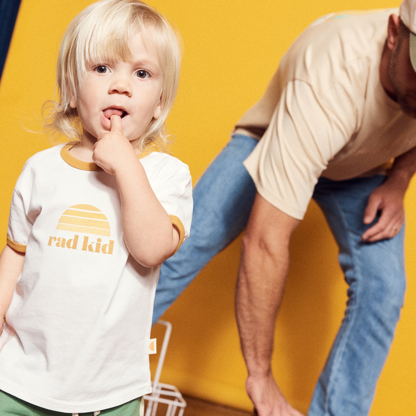 Rad Kid Classic Ringer Organic Cotton Tee