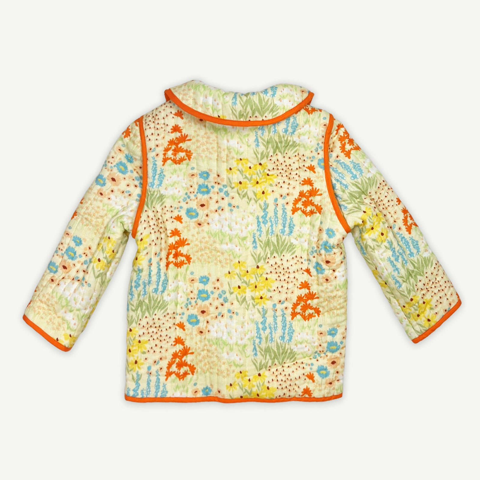 Convertible Quilted Print Jacket - Meadow