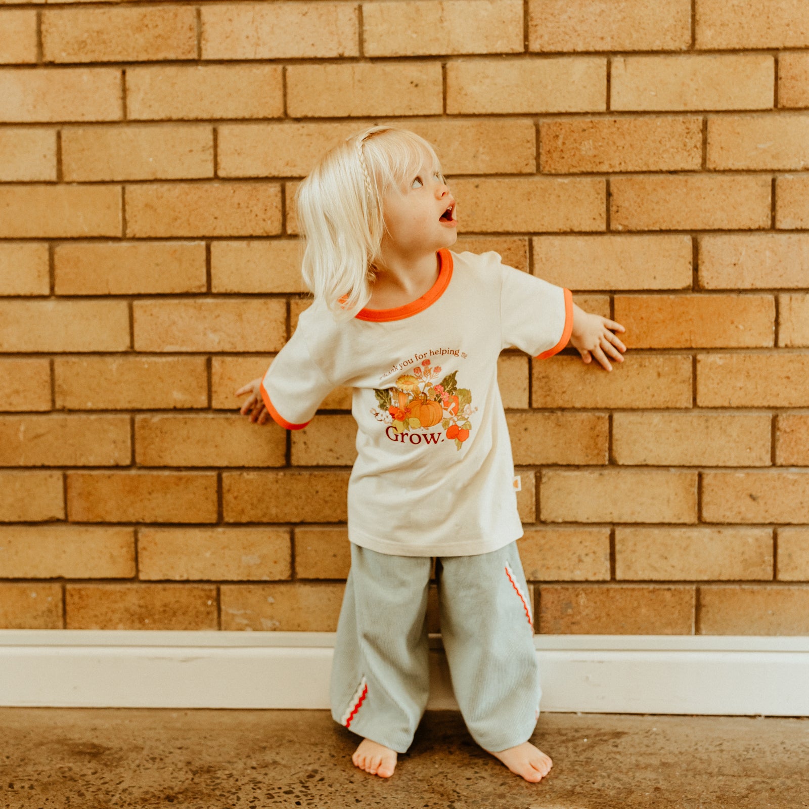 Thank you For Helping Me Grow Ringer Tee - Kids