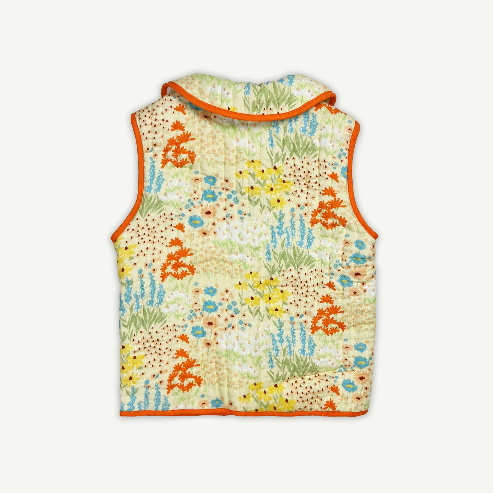 Convertible Quilted Print Jacket - Meadow