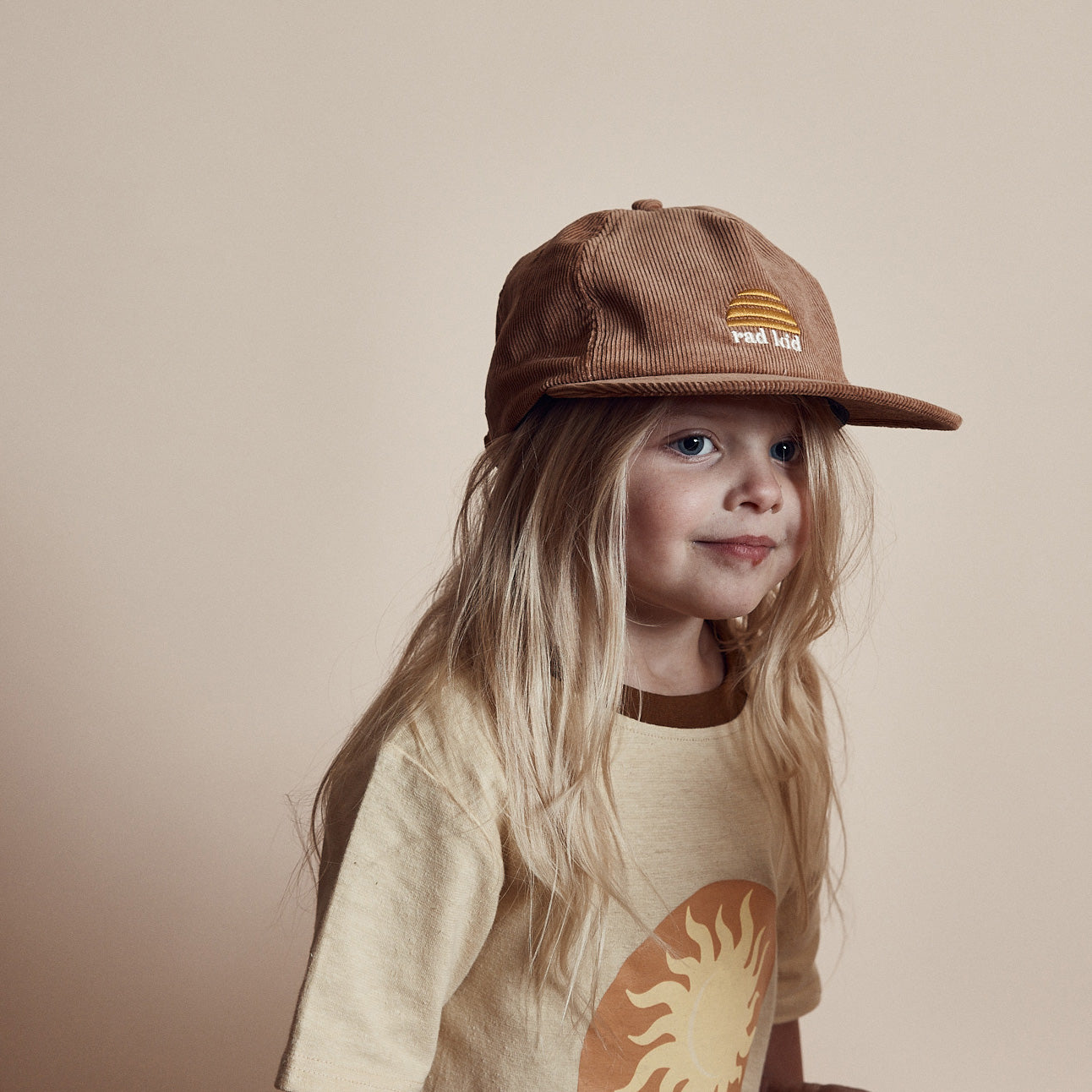 Funcle and Rad Kid Cord Cap Bundle - Tan