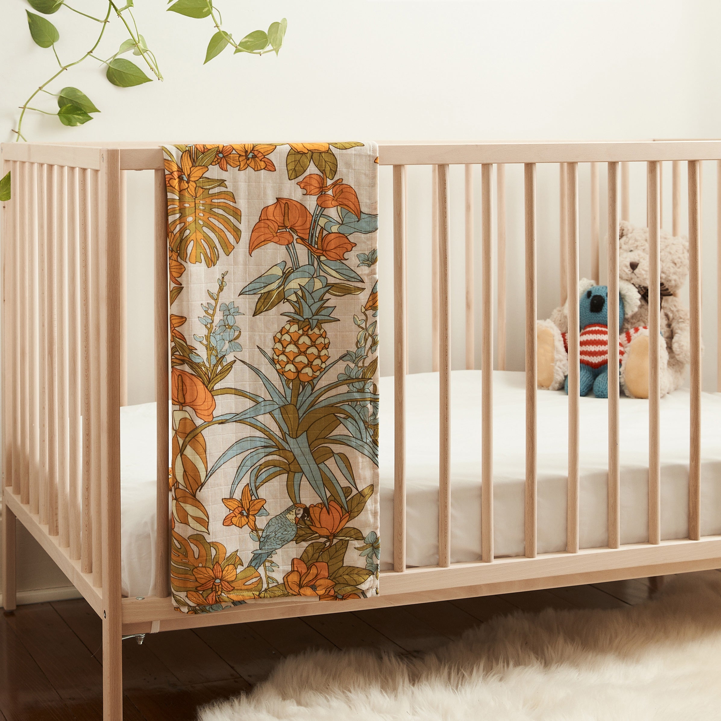 Tropicana Bamboo/Organic Cotton Swaddle