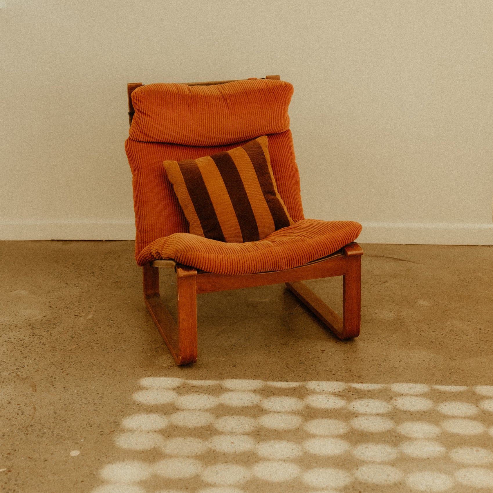 Square Stripe Cord Cushion