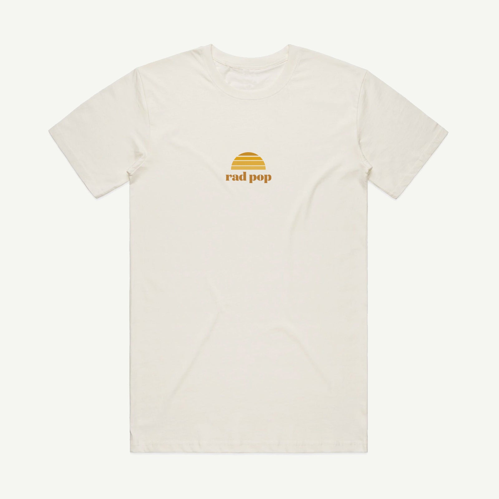 Rad Pop Organic Cotton Tee - Natural