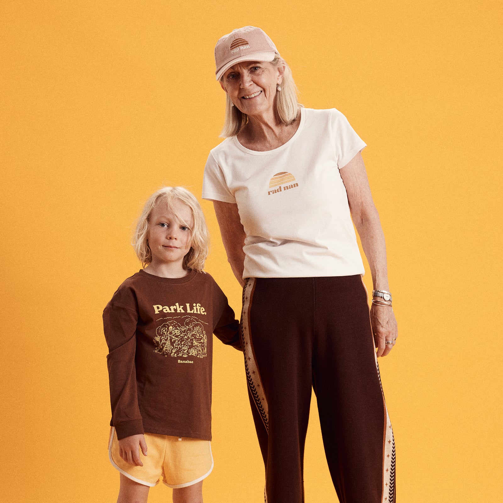Rad Nan Scoop Neck Tee - White