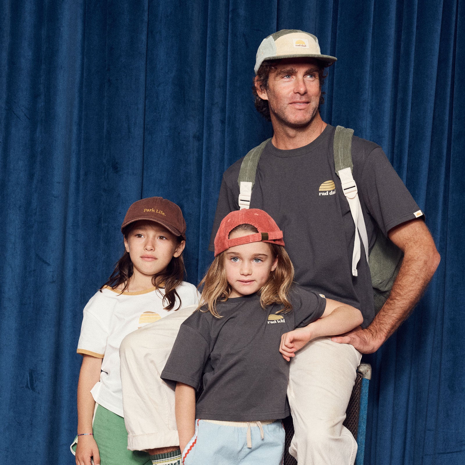 Rad Dad Organic Cotton Tee - Washed Black