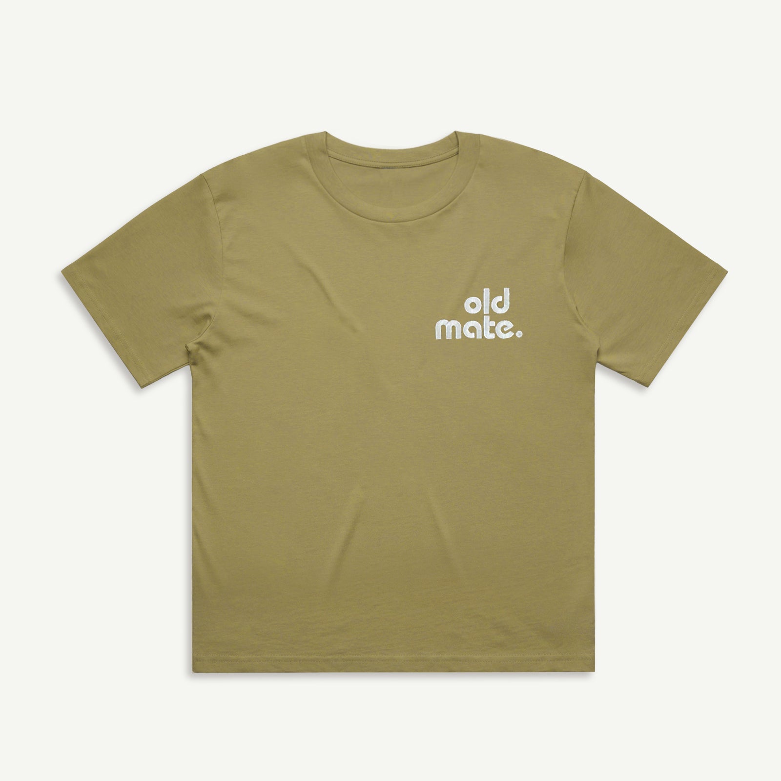 Old Mate Organic Cotton Kids Tee - Olive