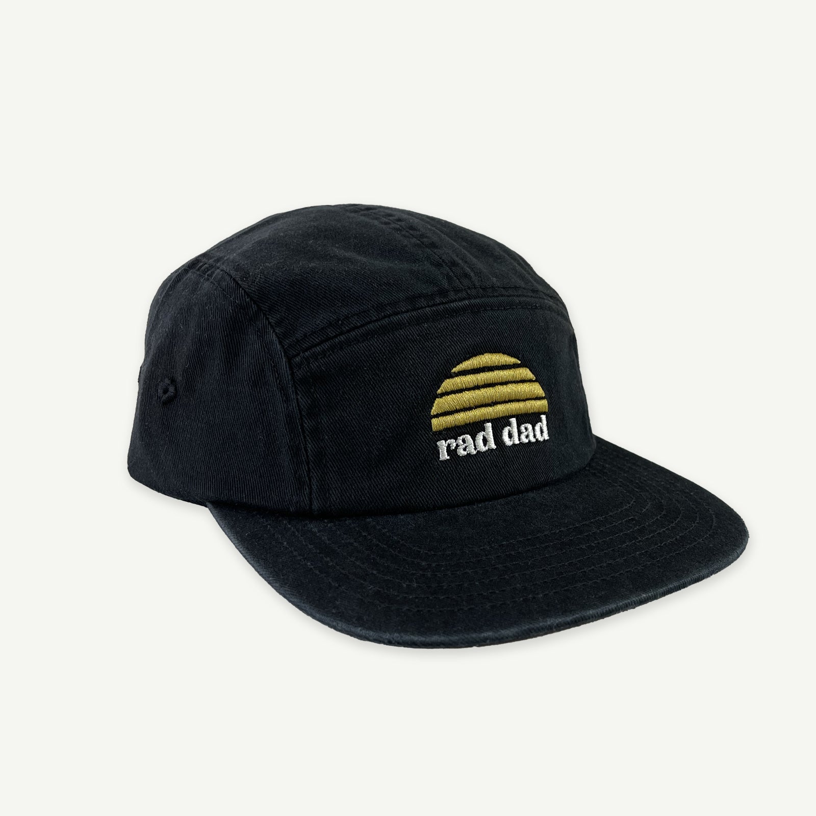 Rad Dad and Rad Kid Five Panel Cap Bundle - Washed Black