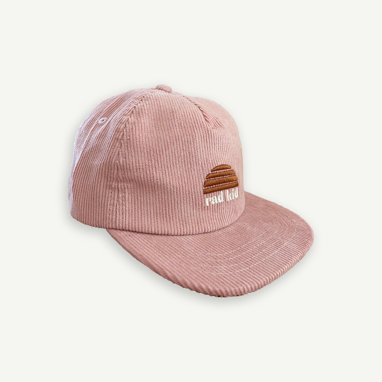 Rad Dad and Rad Kid Cord Cap Bundle - Dad Tan and Kid Mauve