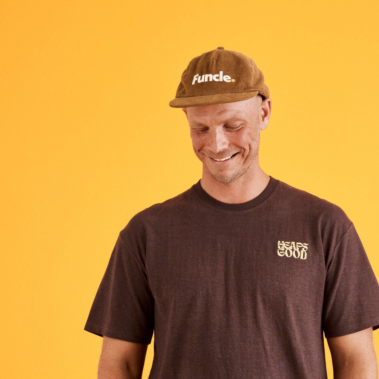 Funcle and Rad Kid Cord Cap Bundle - Tan