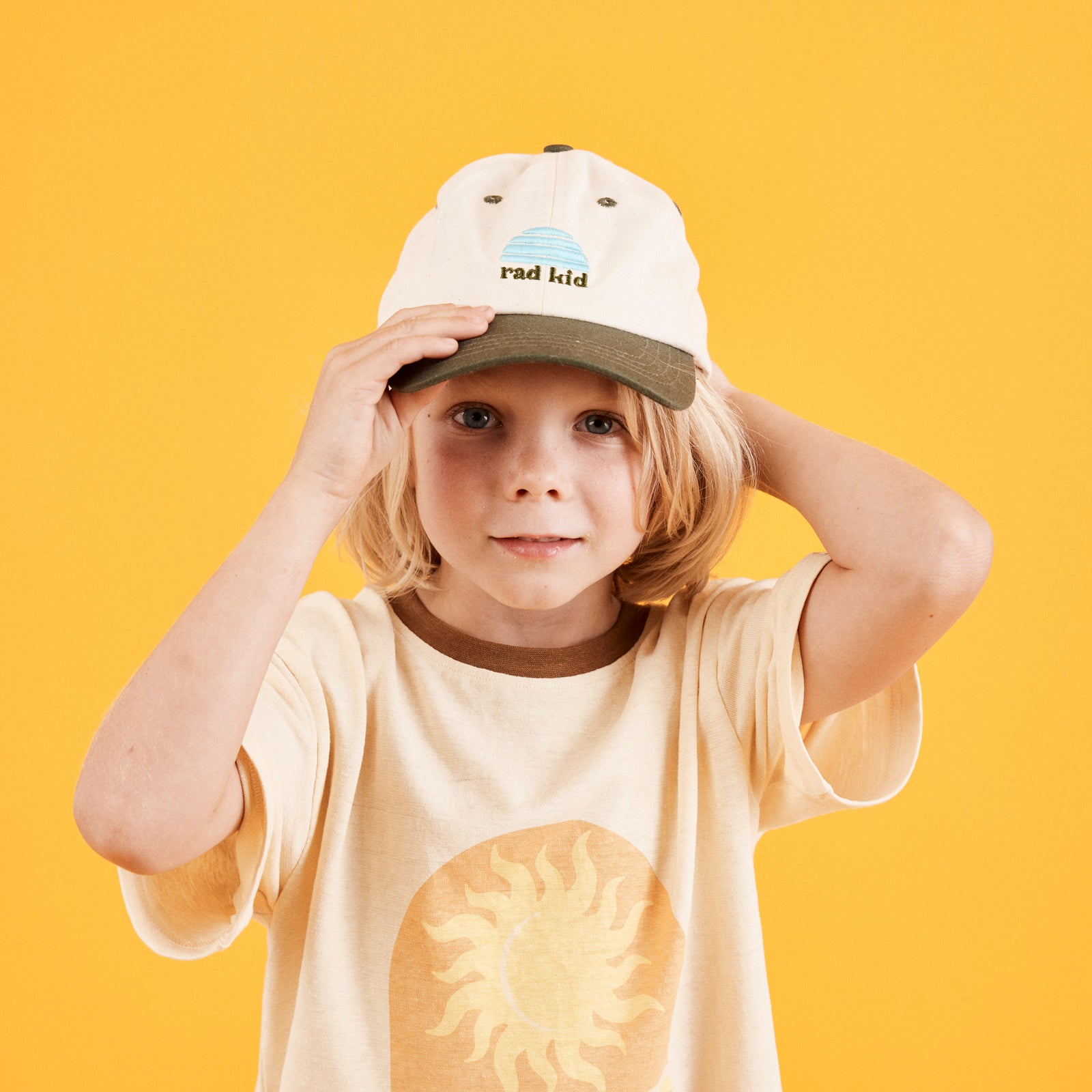 Rad Kid Two Tone Baseball Cap - Green