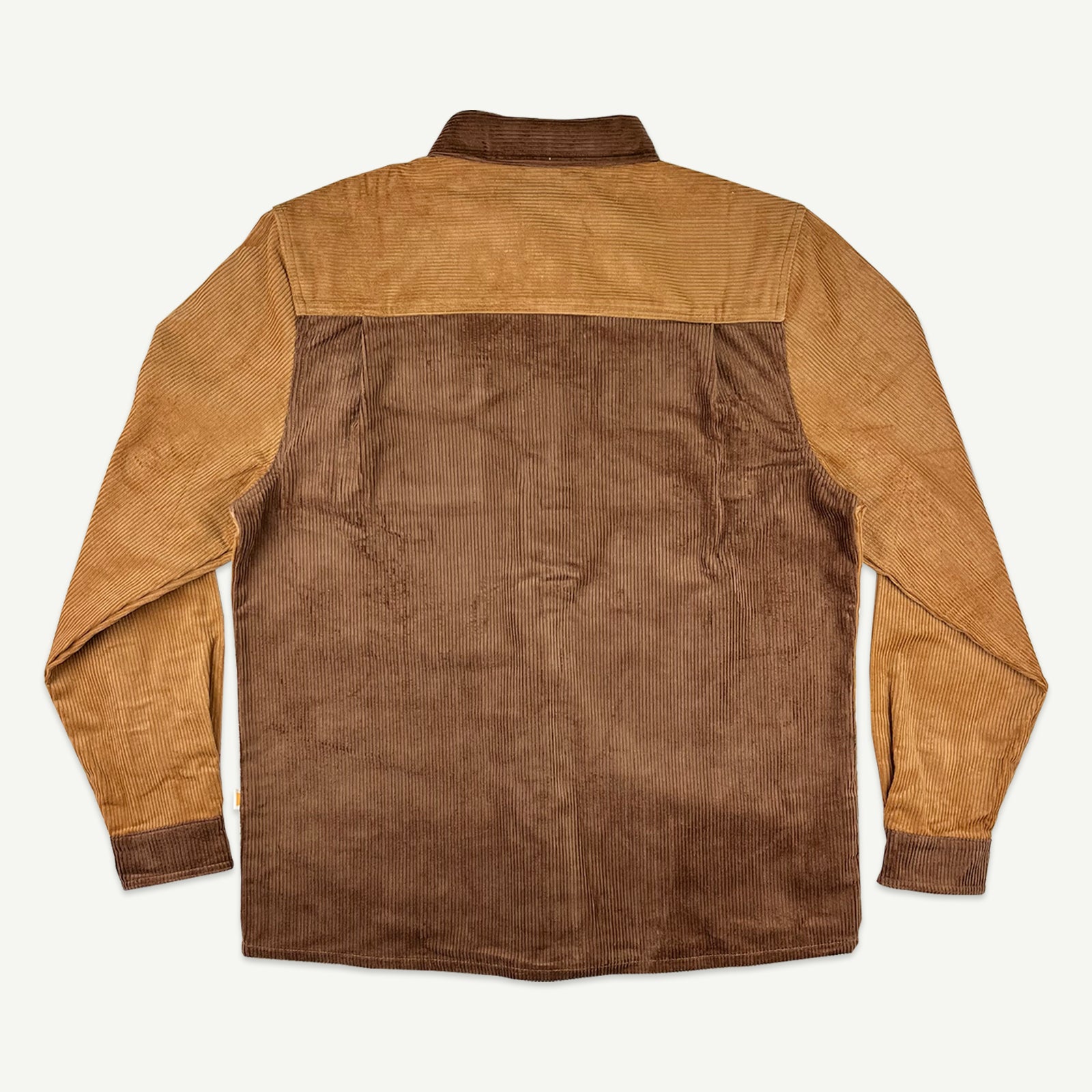 Rad Dad Organic Corduroy Spliced Shirt - Brown