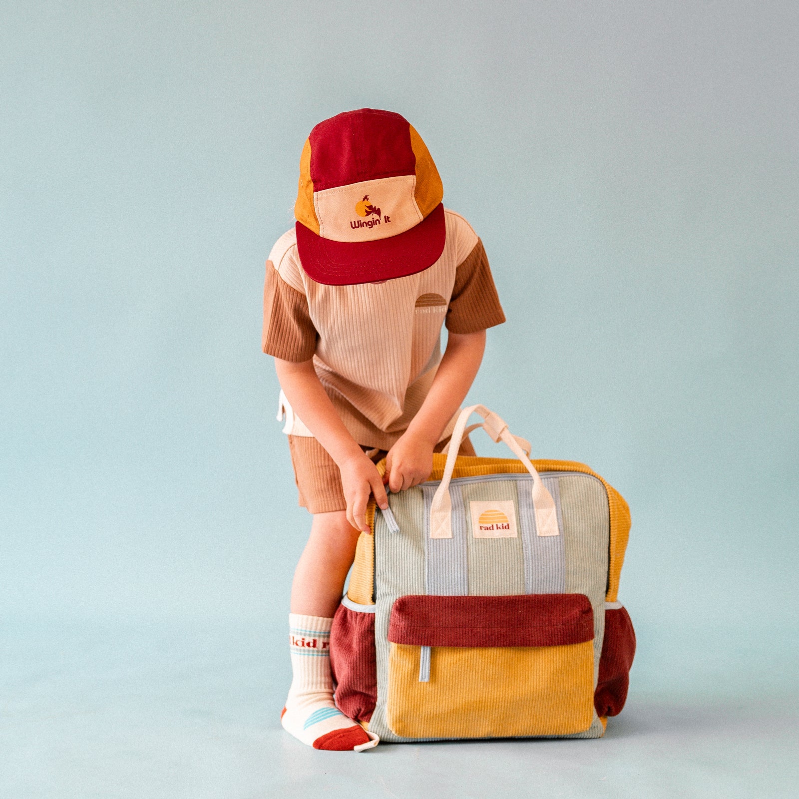 Wingin' It Spliced 5 Panel Cap - Kids