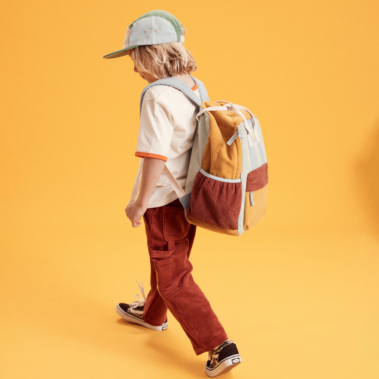 Corduroy Splice Eco Kids Backpack - Reef