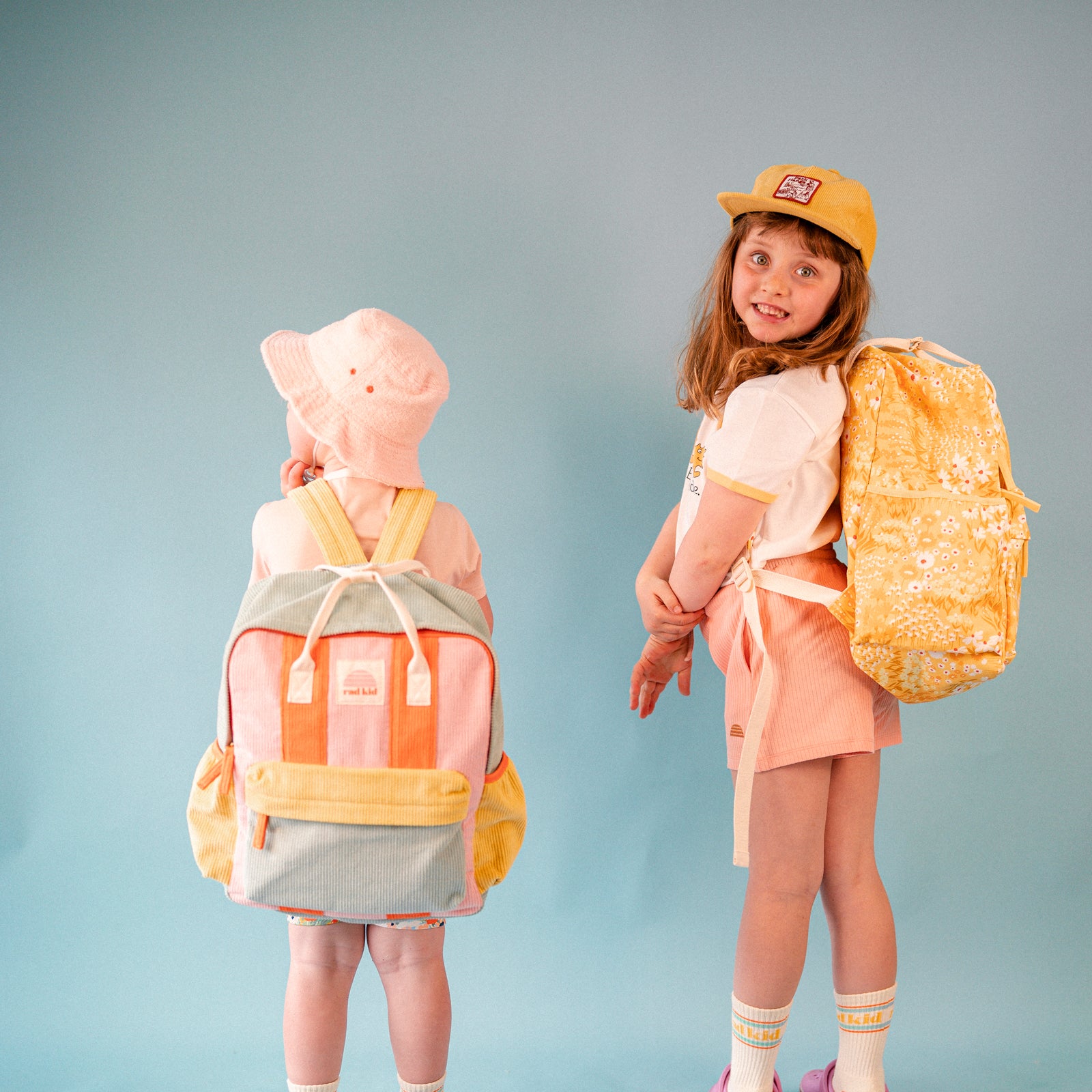 Corduroy Splice Eco Kids Backpack - Candy