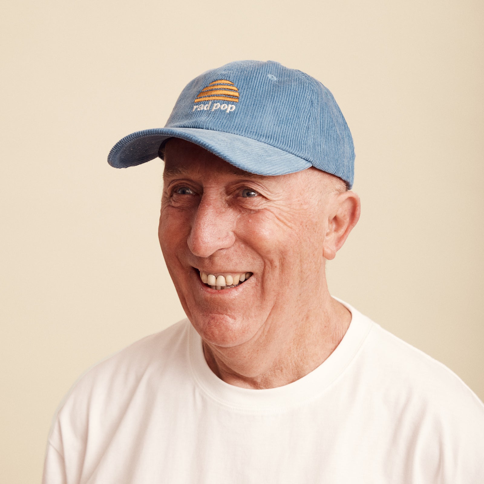 Rad Pop and Rad Kid Cord Cap Bundle - Denim Blue