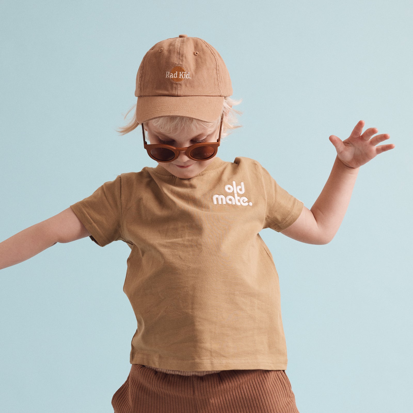 Rad Kid Washed Baseball Cap - Desert Sand