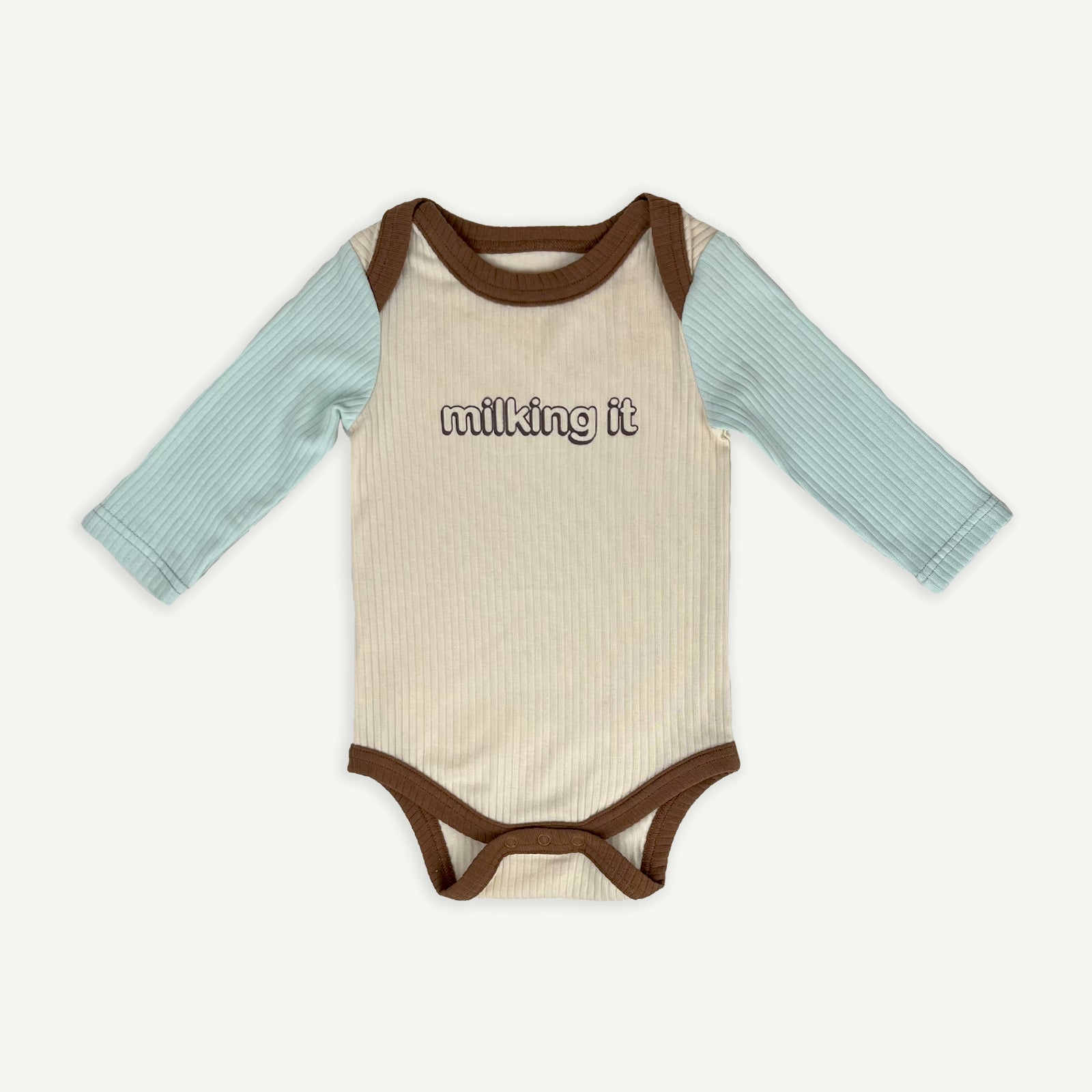 Milking It Onesie and Bibs Pacifier Bundle