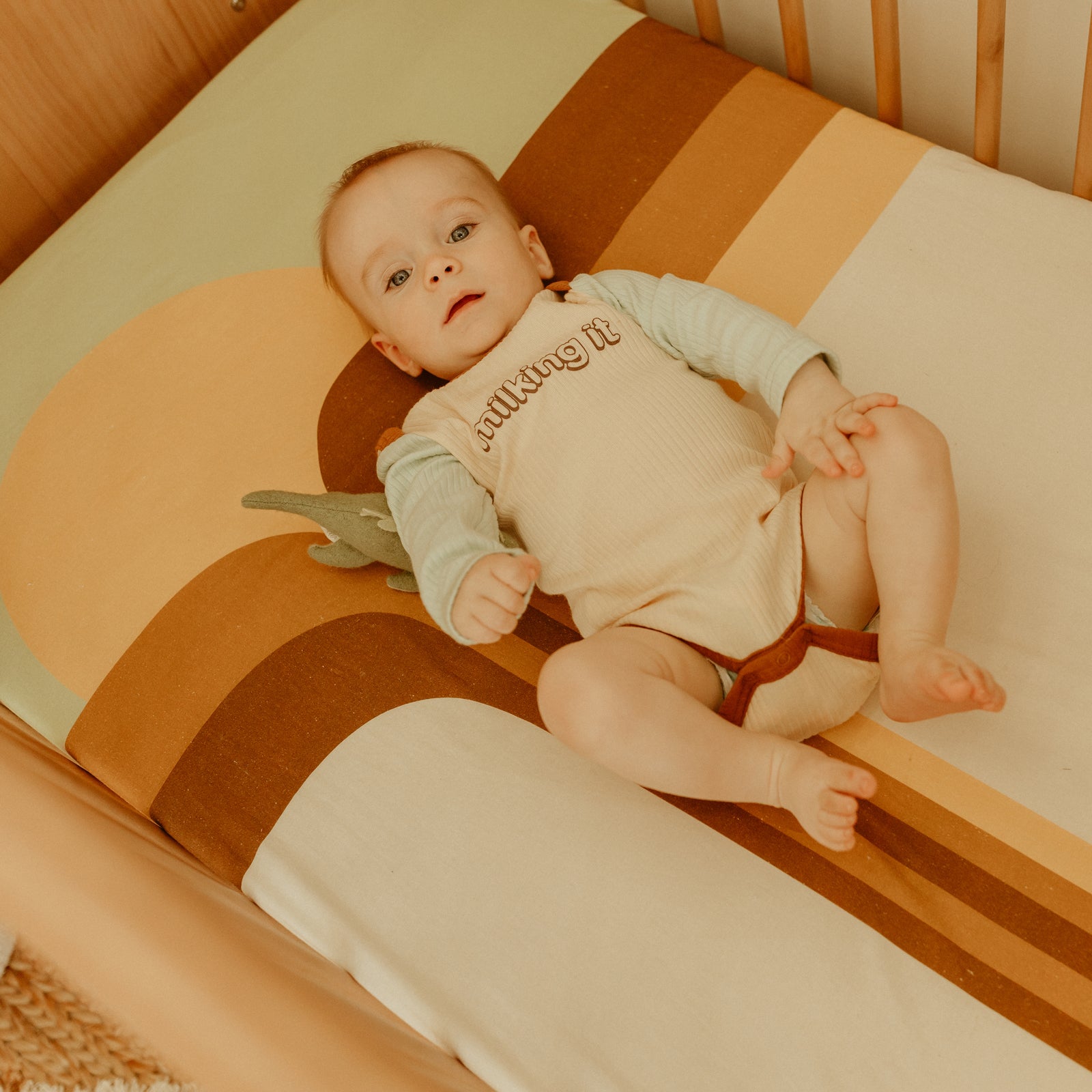 Milking It Onesie and Bibs Pacifier Bundle