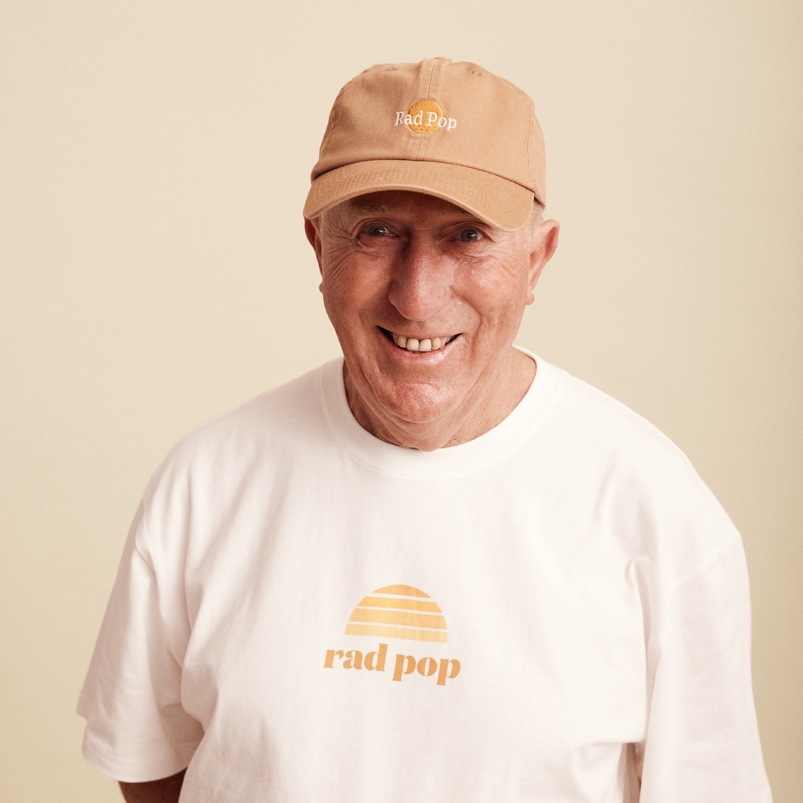 Rad Pop Washed Baseball Cap - Desert Sand