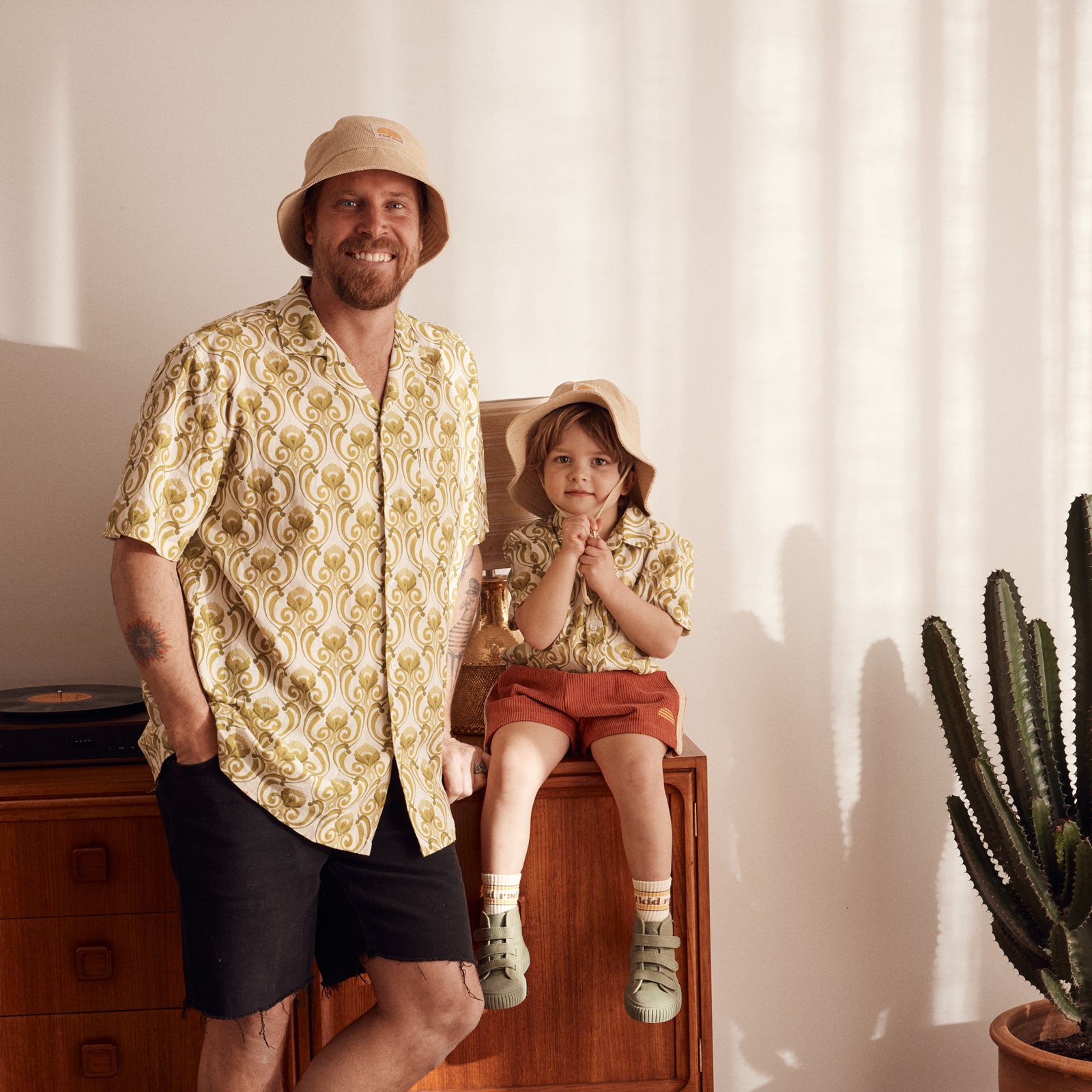 Rad Dad Cord Bucket Hat - Sand
