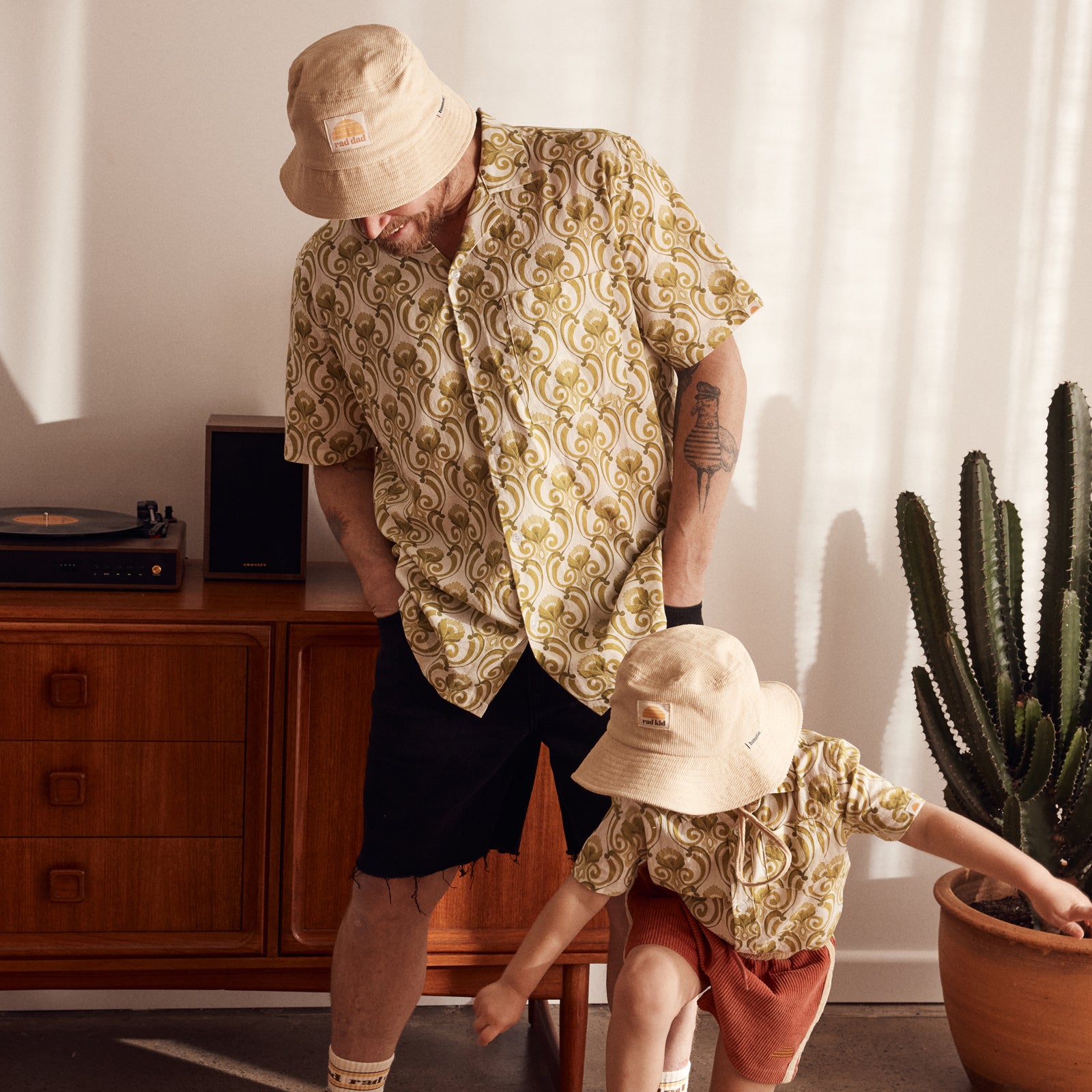 Rad Kid Cord Bucket Hat - Sand