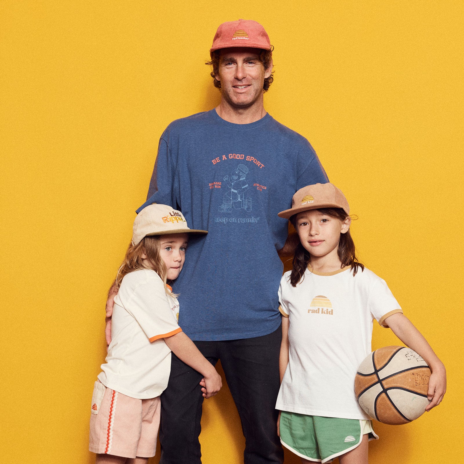 Keep On Running Adults Tee - Navy