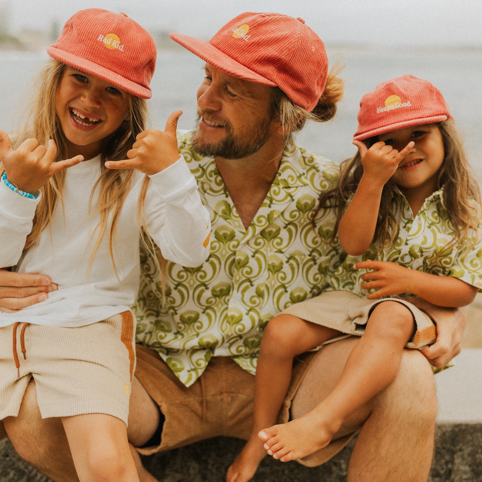 Heaps Good Kids Cord Cap - Eco Red