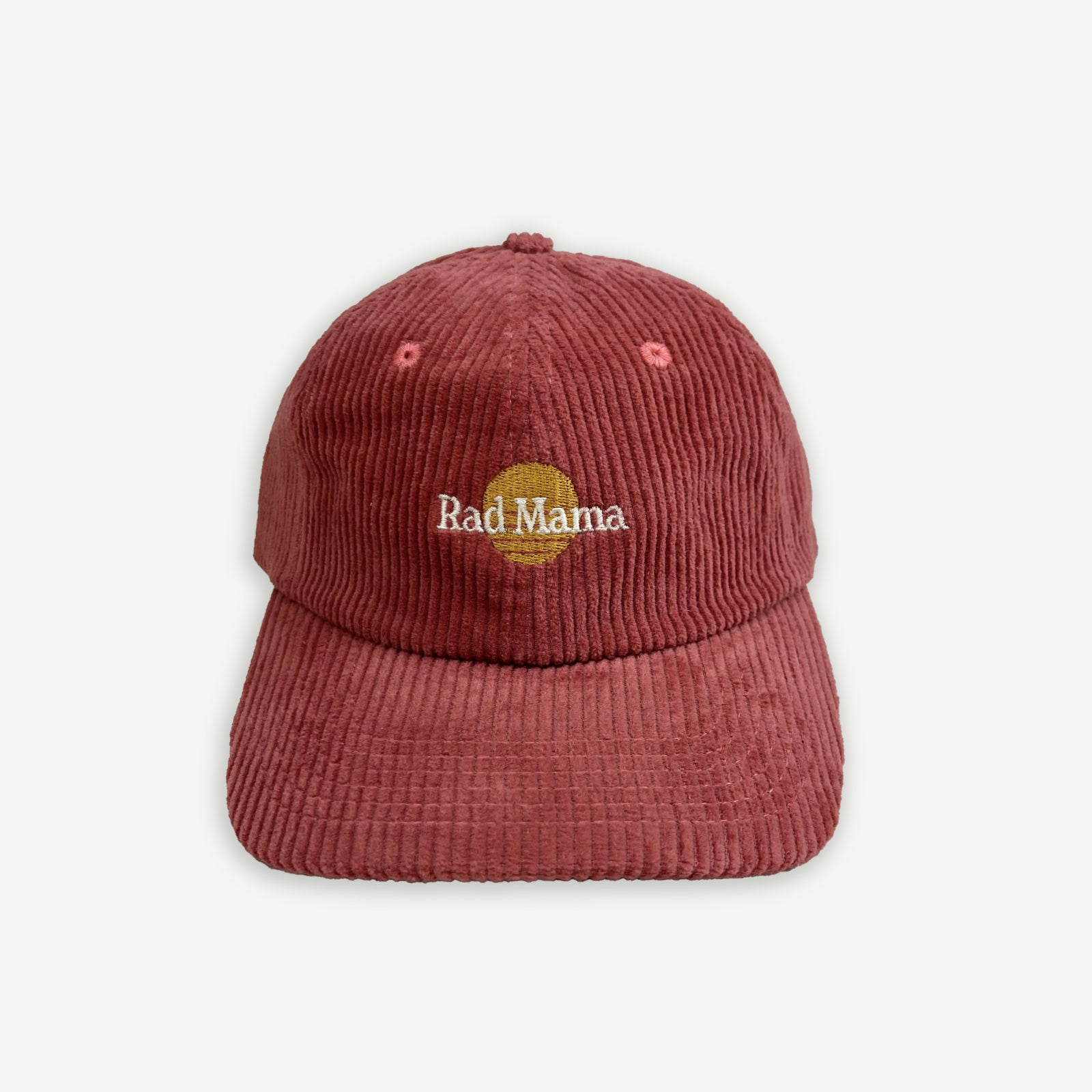Rad Mama Baseball Cord Cap - Eco Red