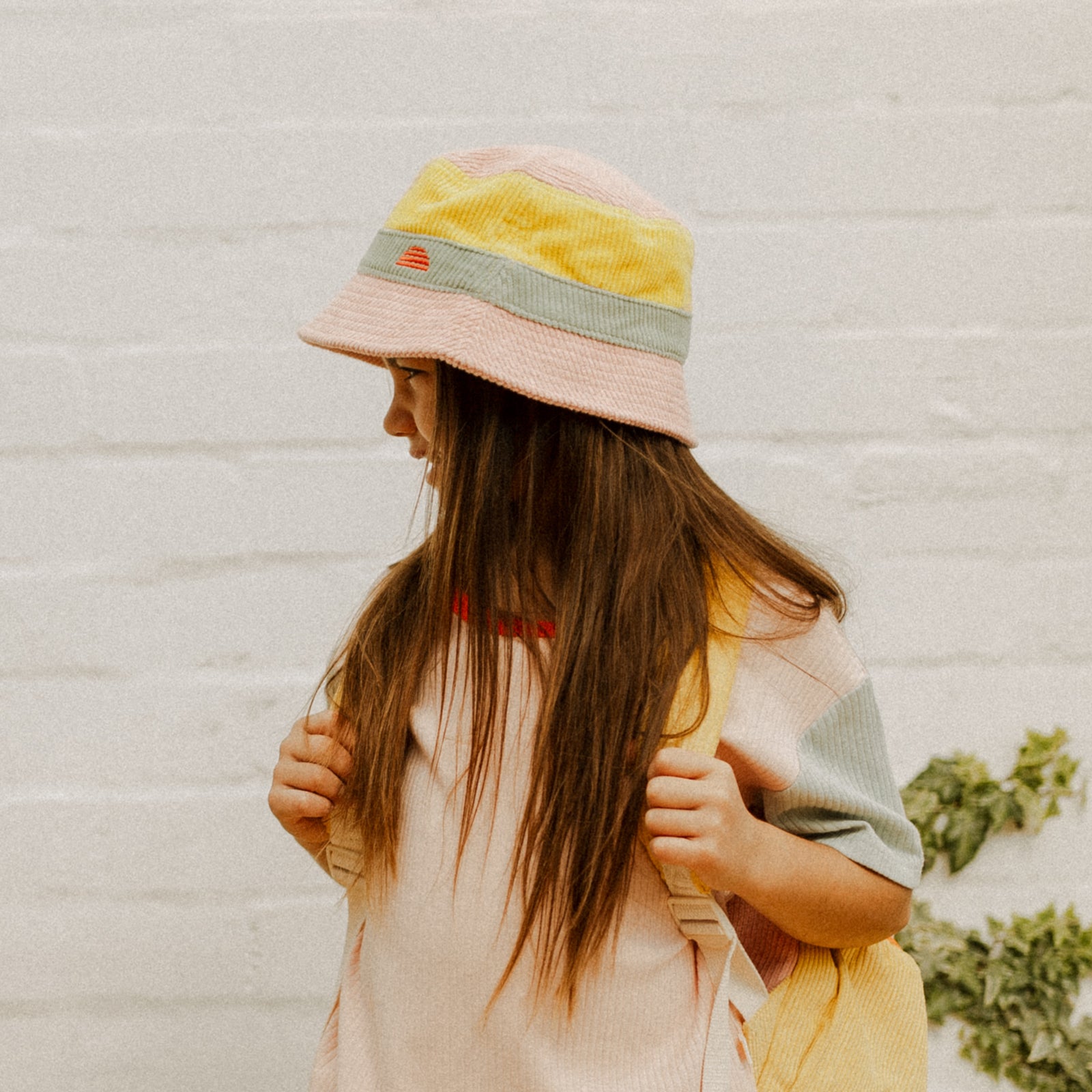 Spliced Cord Bucket Hat and Banabae Sock Bundle - Candy