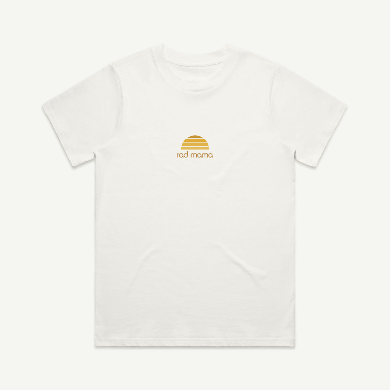 Rad Mama Classic Organic Cotton Longline Tee - Natural