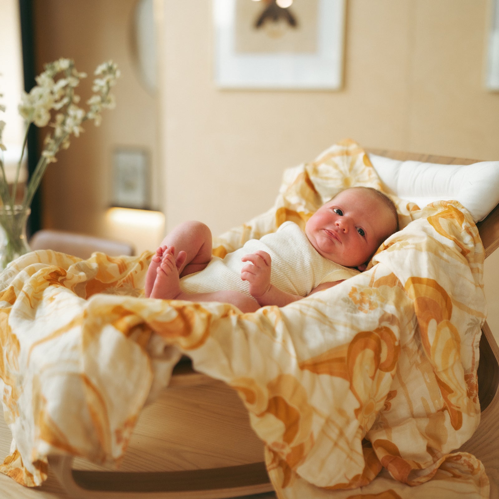 Rainbow Slider Bamboo / Organic Cotton Swaddle