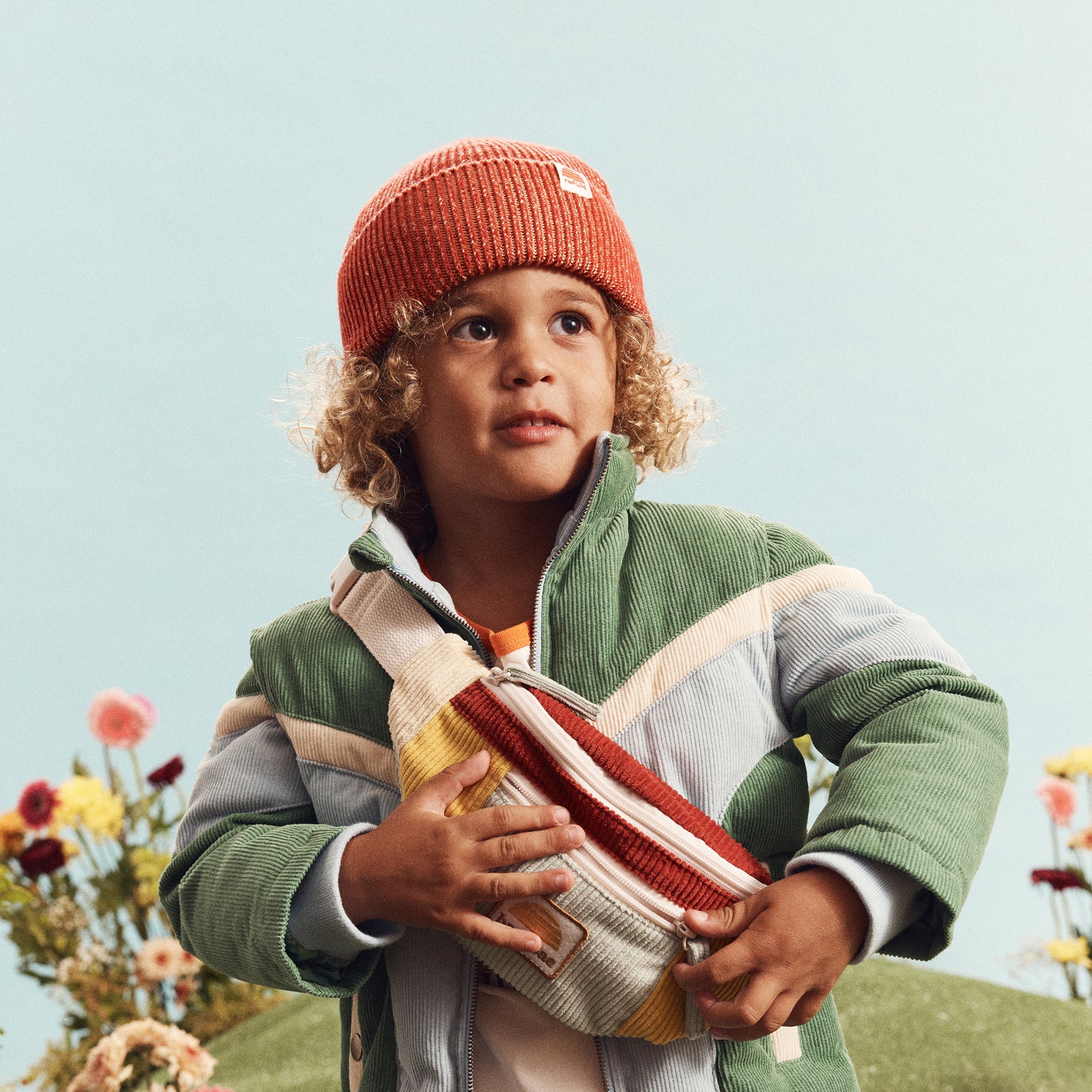 Rad Kid Beanie And Sock Twin Pack Bundle - Cherry