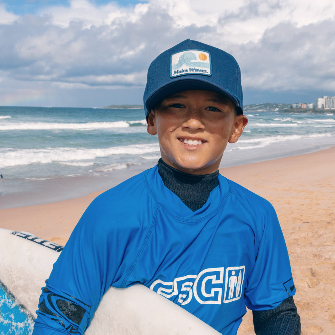 Make Waves Kids Trucker Cap