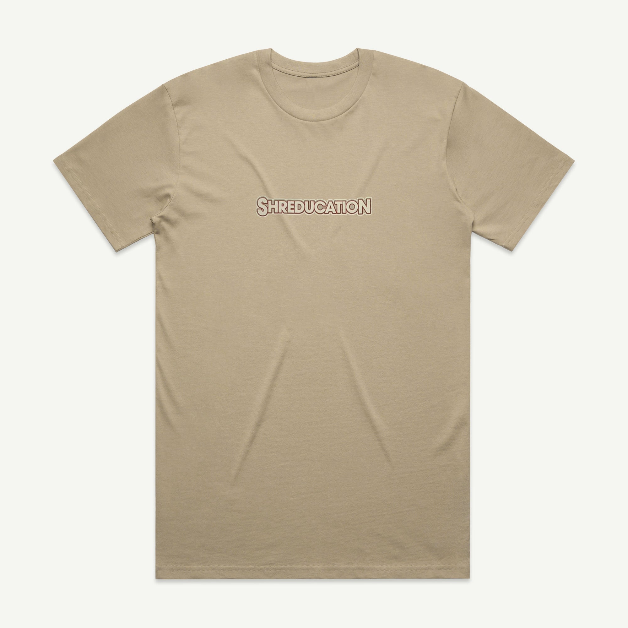 Shreducation Adults Organic Cotton Tee - Tan