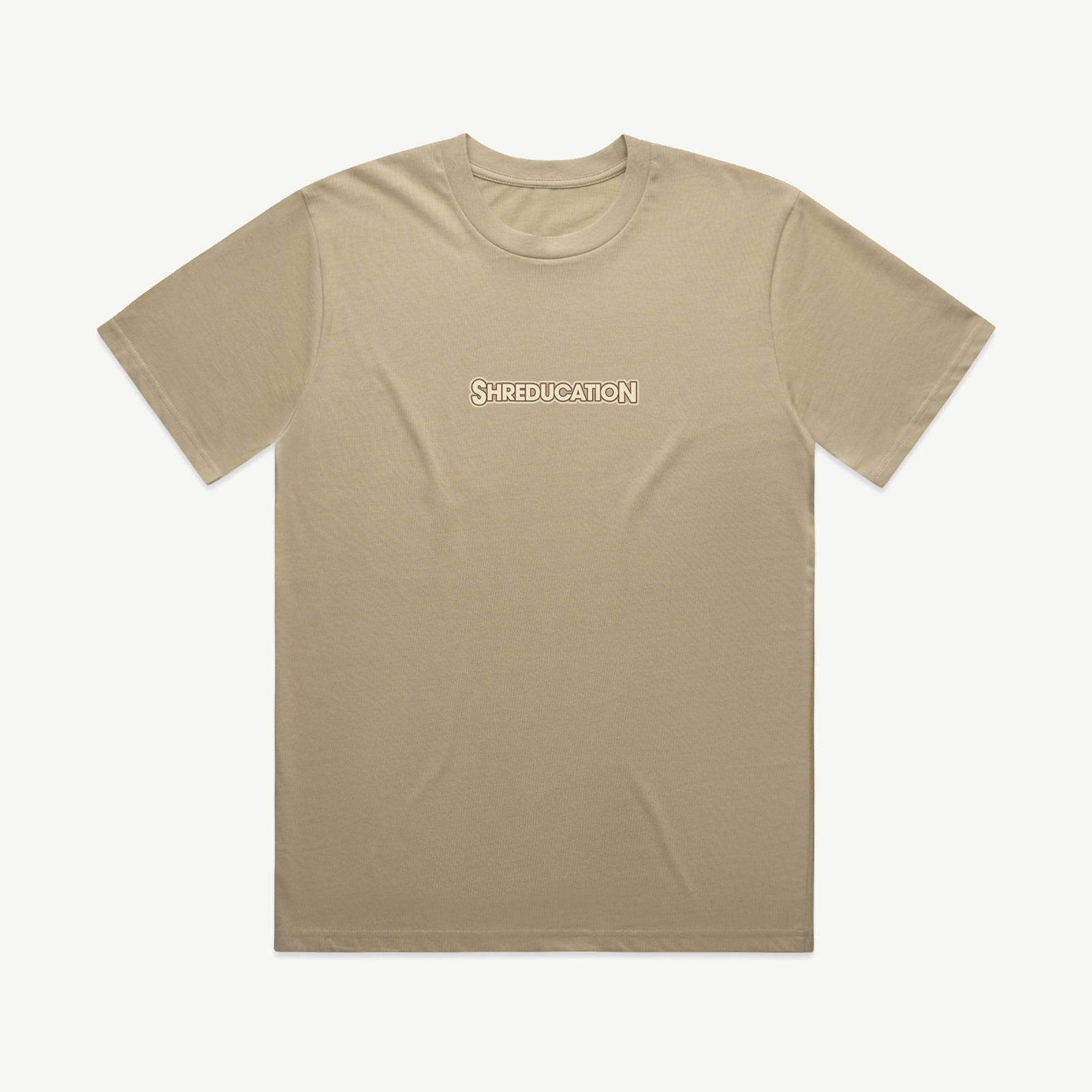 Shreducation Adults Organic Cotton Tee - Tan