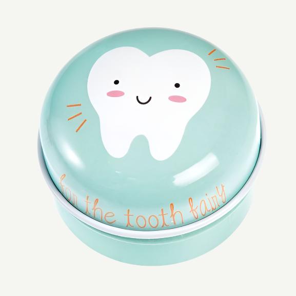 Tooth Fairy Tin Blue