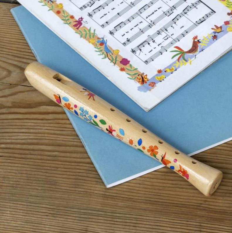 Fairies in the Garden Wooden Recorder