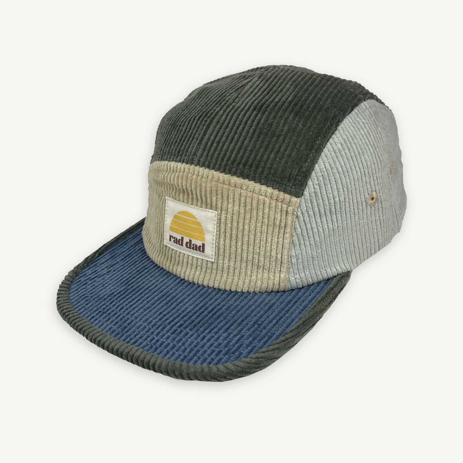 Rad Dad Five Panel Splice Cord Cap - Pond