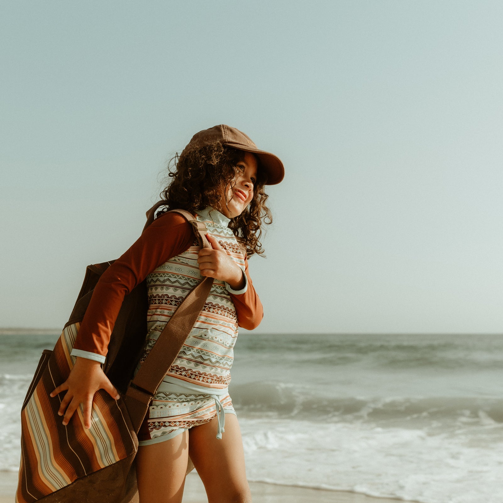 Reef Stripe Eco Rashie and Paddle Pant Bundle