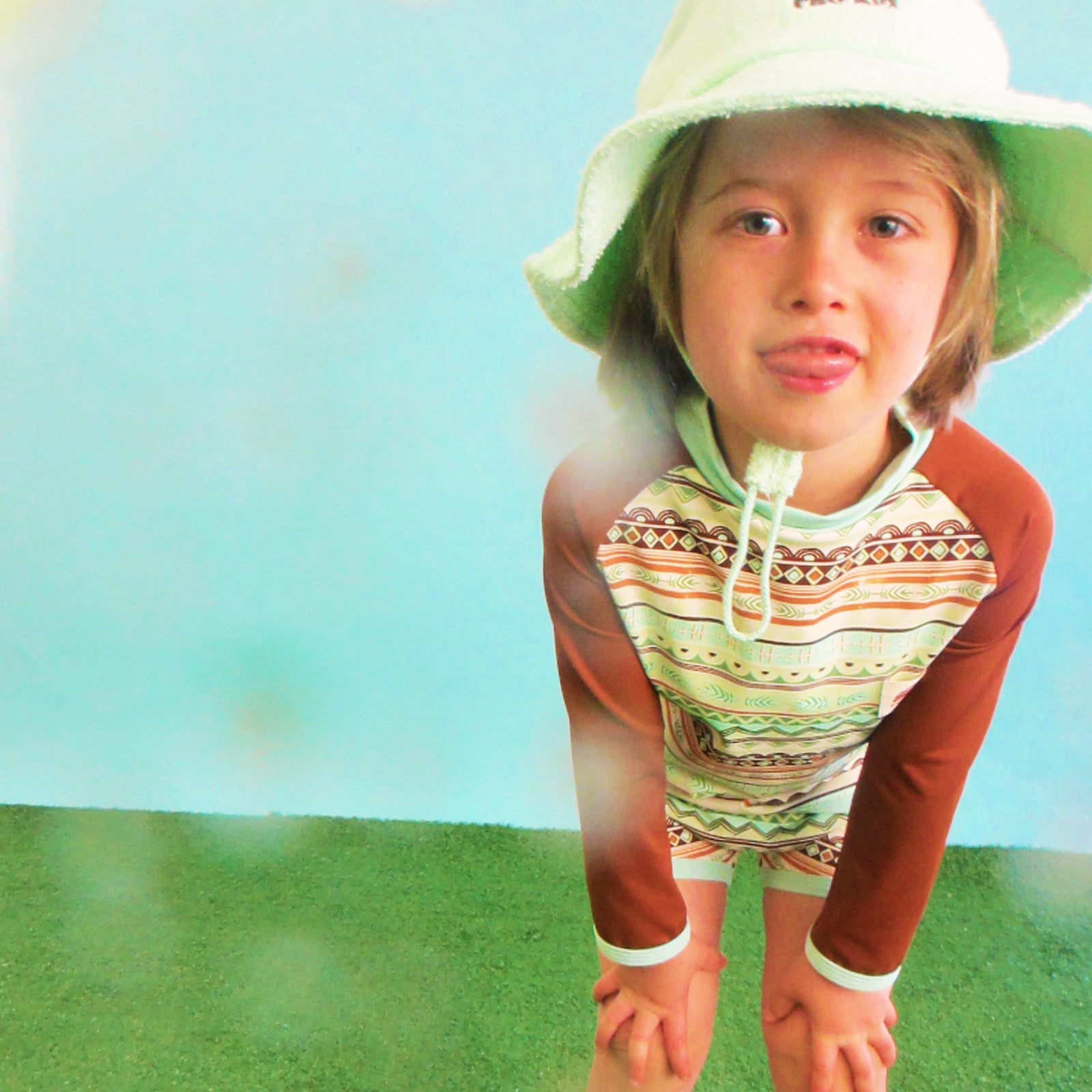 Reef Stripe Eco Rashie