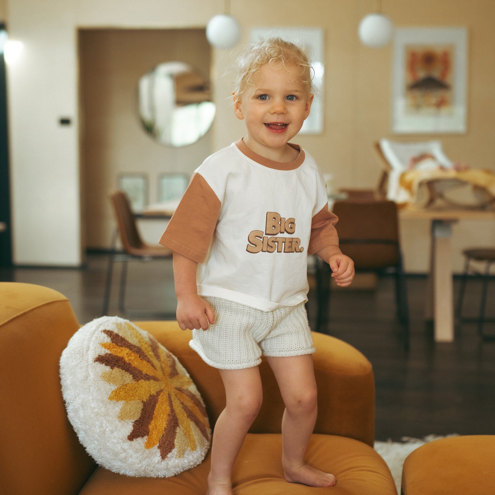 Big Sister Organic Cotton Tee - Mousse