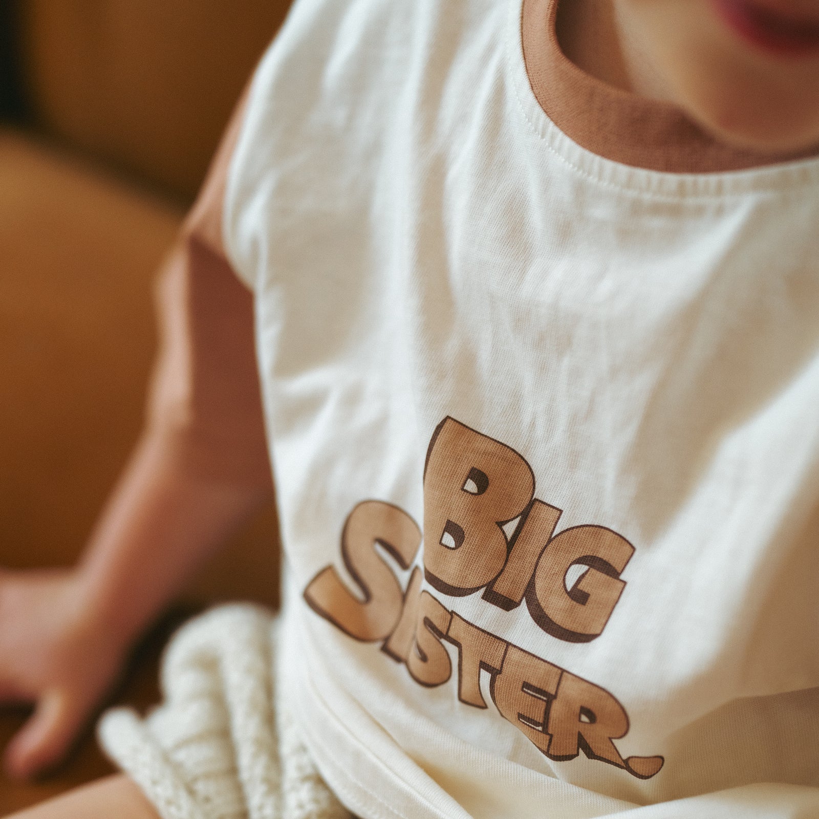 Big Sister Organic Cotton Tee - Mousse