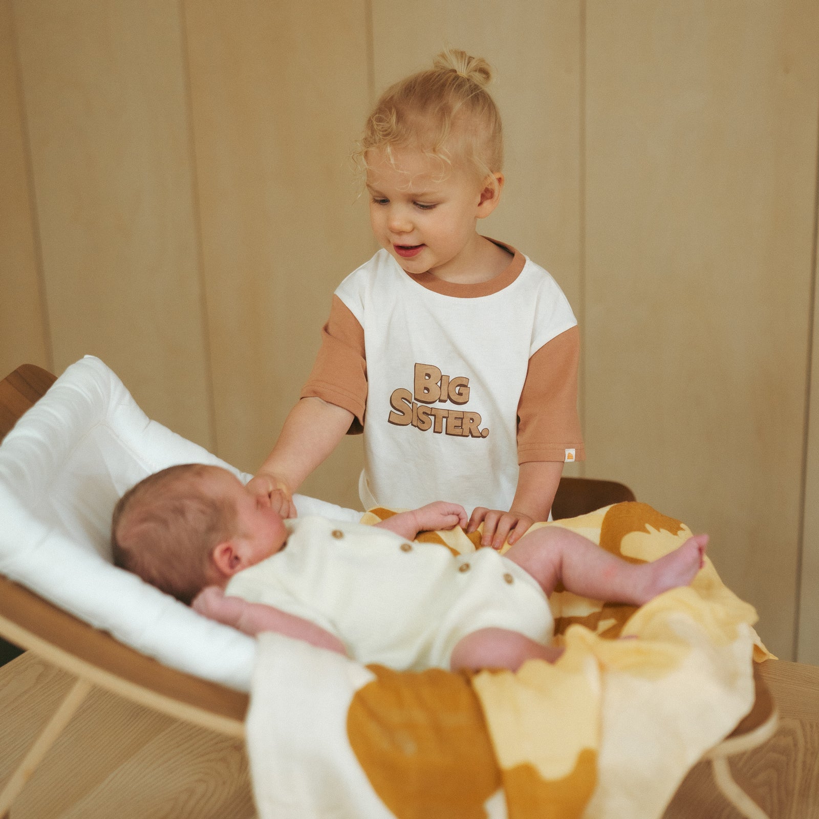 Big Sister Organic Cotton Tee - Mousse
