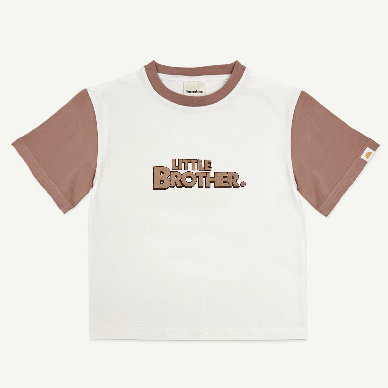 Little Brother Organic Cotton Tee - Mousse