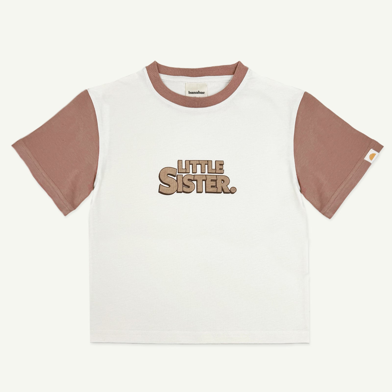 Little Sis Organic Cotton Tee - Mousse