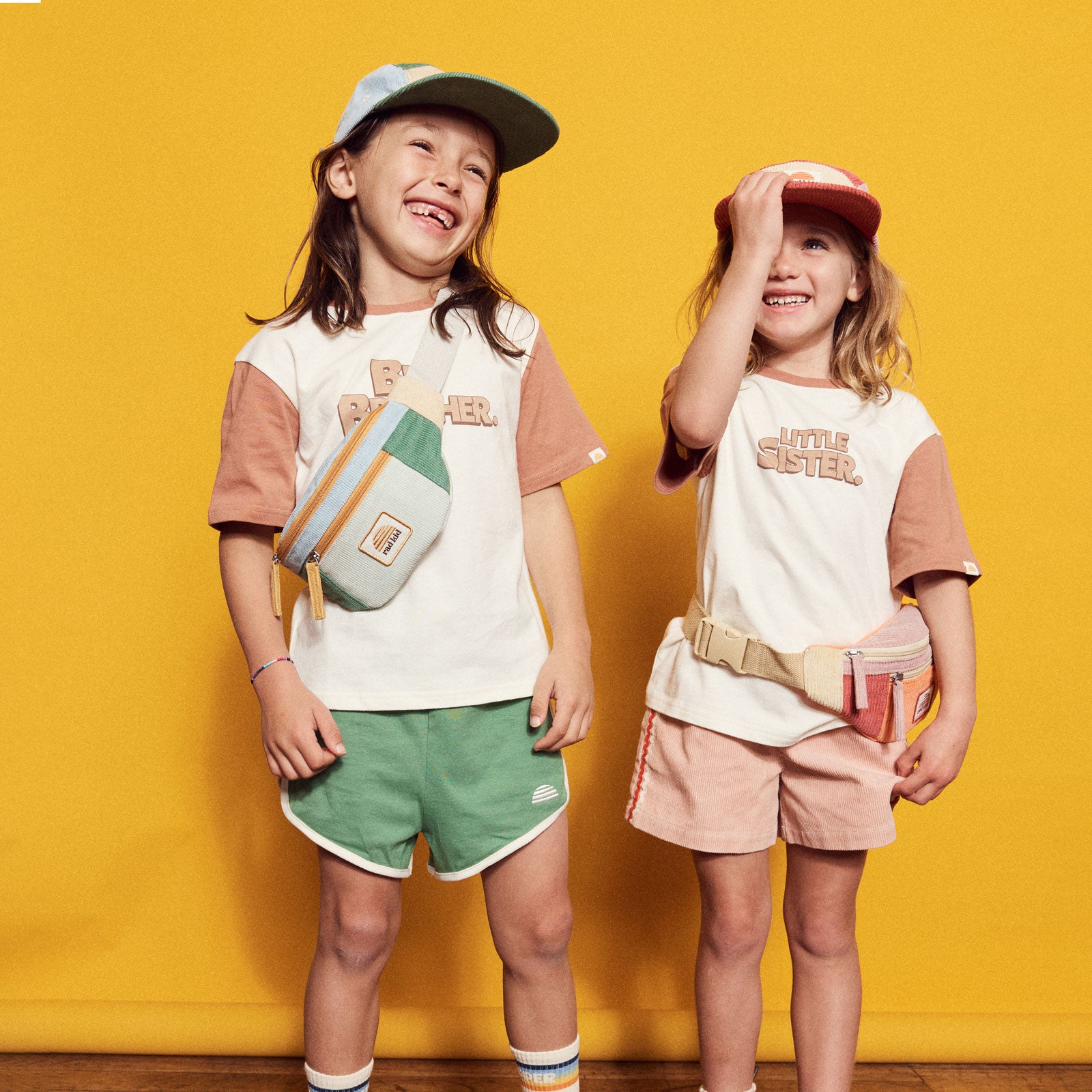 Rad Kid Corduroy Splice Eco Belt Bag - Lagoon