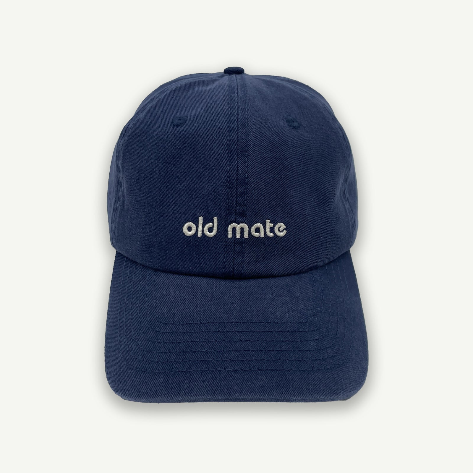 Old Mate Washed Baseball Cap Bundle - Navy