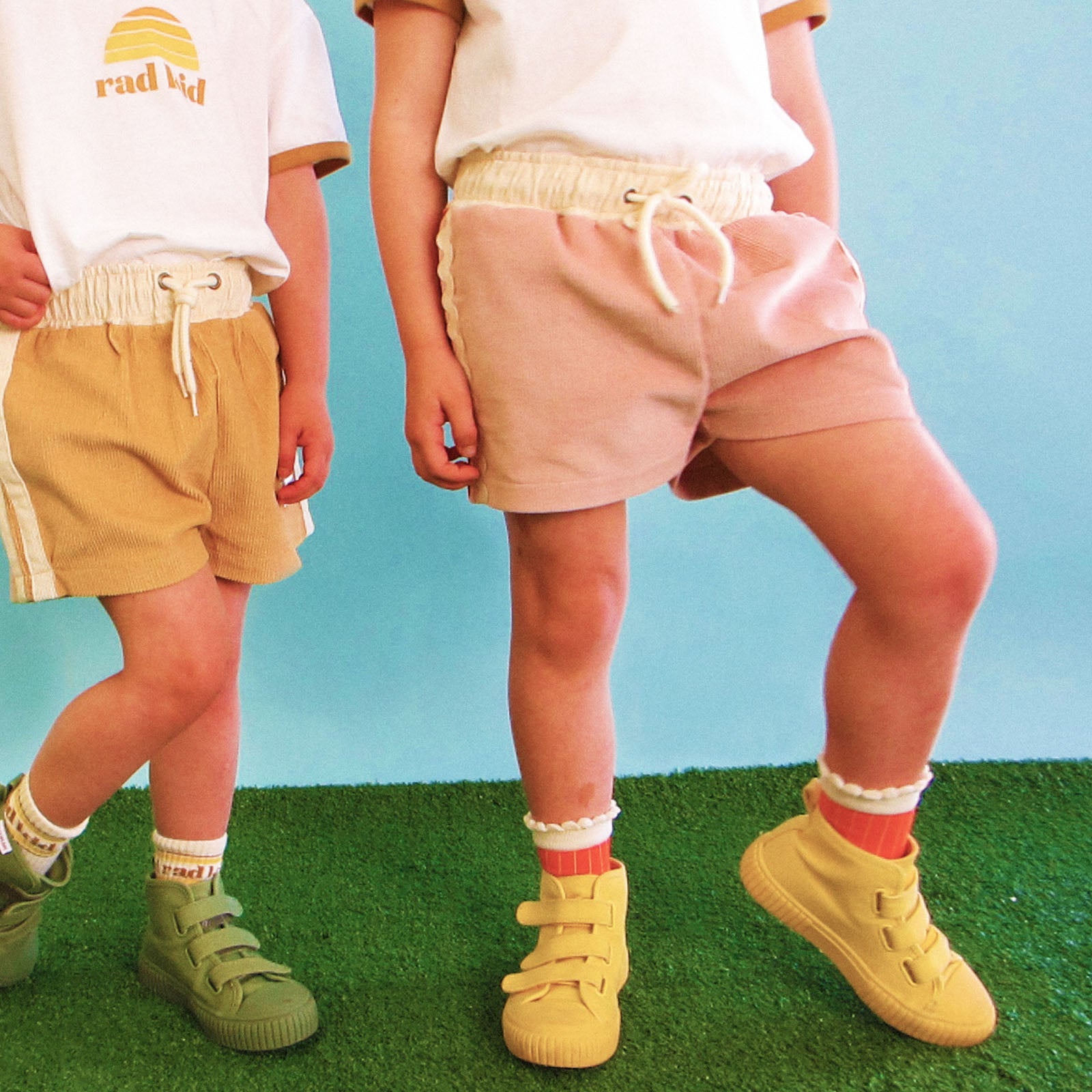 Ric Rac Cord Short Kids - Mauve